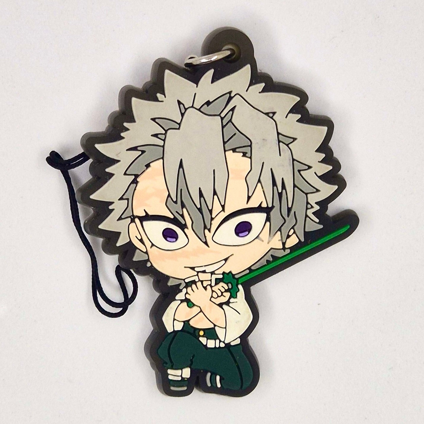 Demon Slayer Official Sanemi Rubber Keychain
