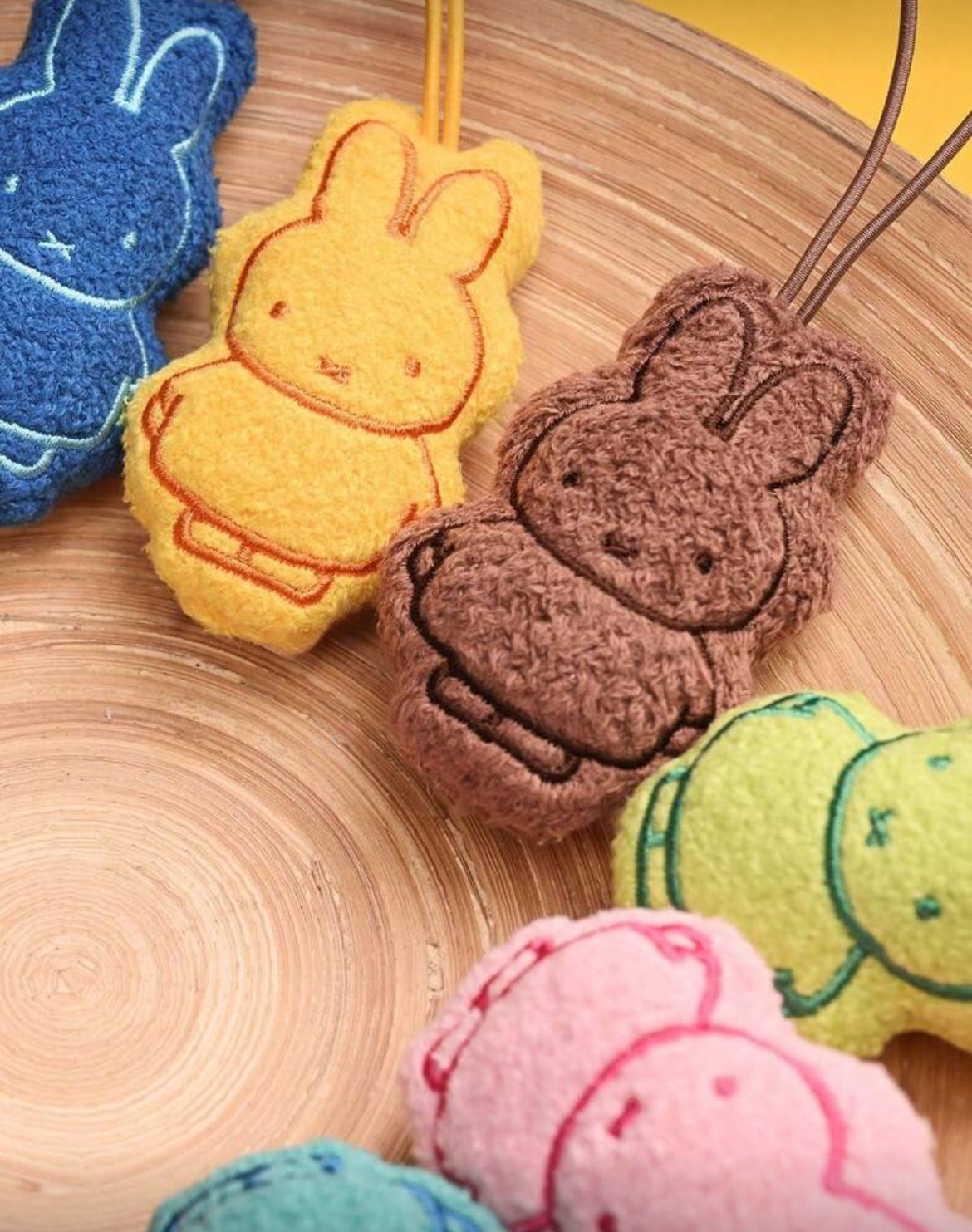 Miffy Colorful Embroidery Plush Keychain Blind Box Bag (1 random Bag)