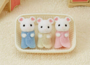 Calico Critters Marshmallow Mouse Triplets Sylvanian Family