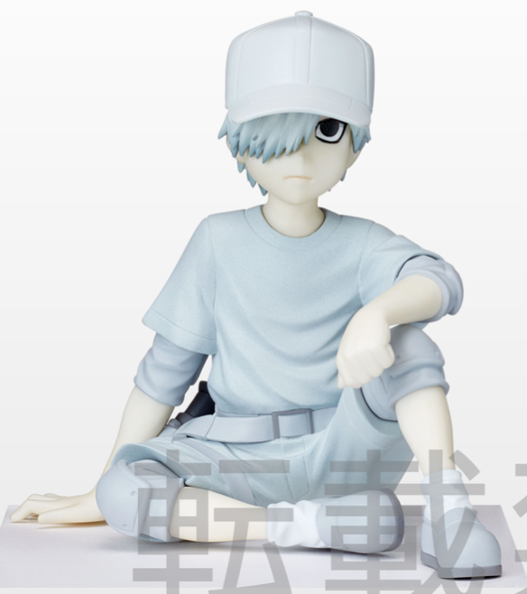 NO BOX Cells At Work White Blood Cell Perching Figure by SEGA