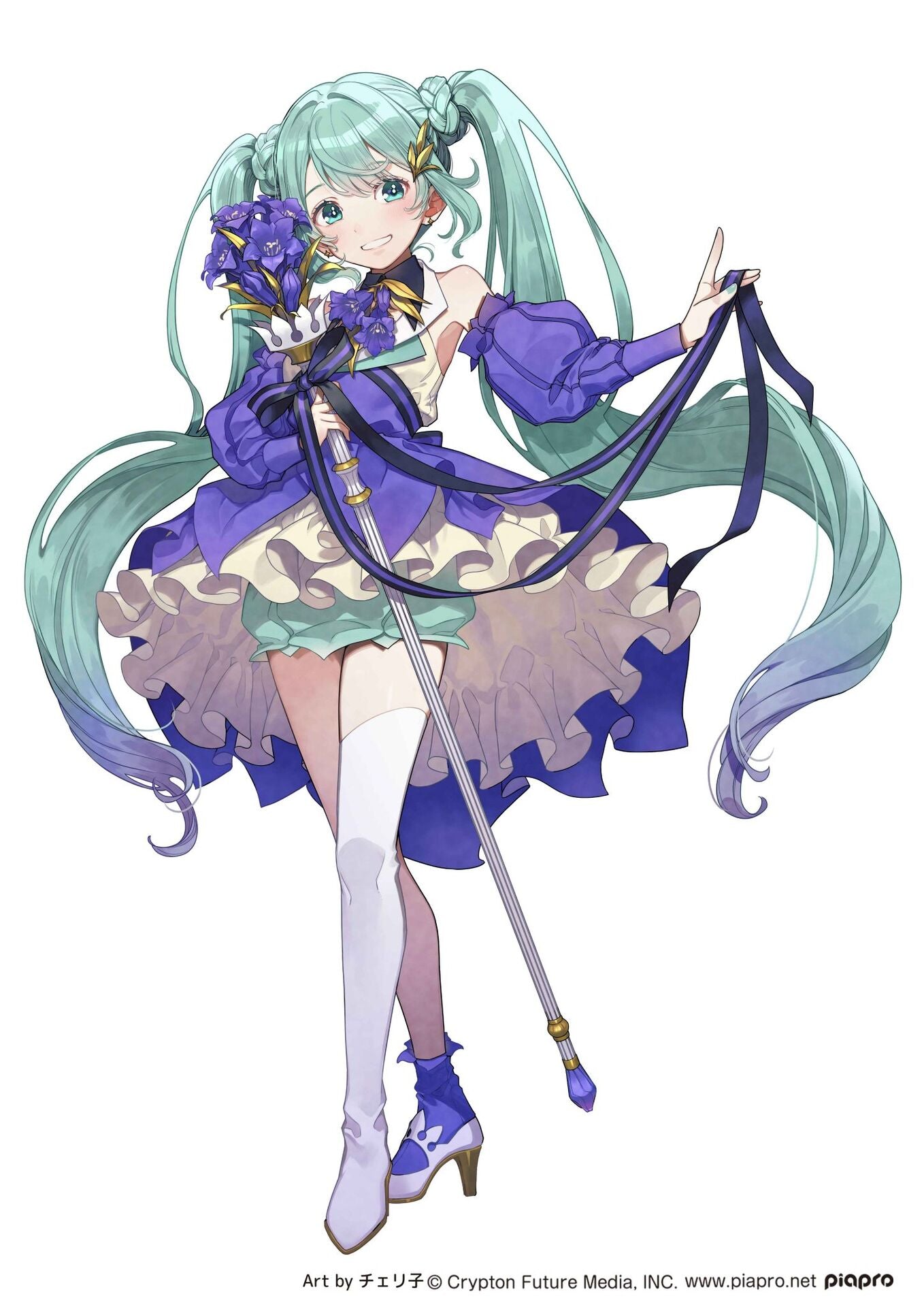 Vocaloid: Hatsune Miku Artist Masterpiece Birthday 2024 Flower Ver. Figure by Taito