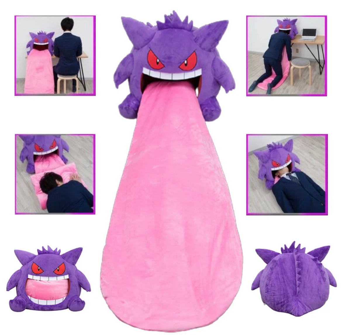 Pokemon: Gengar Pillow Blanket