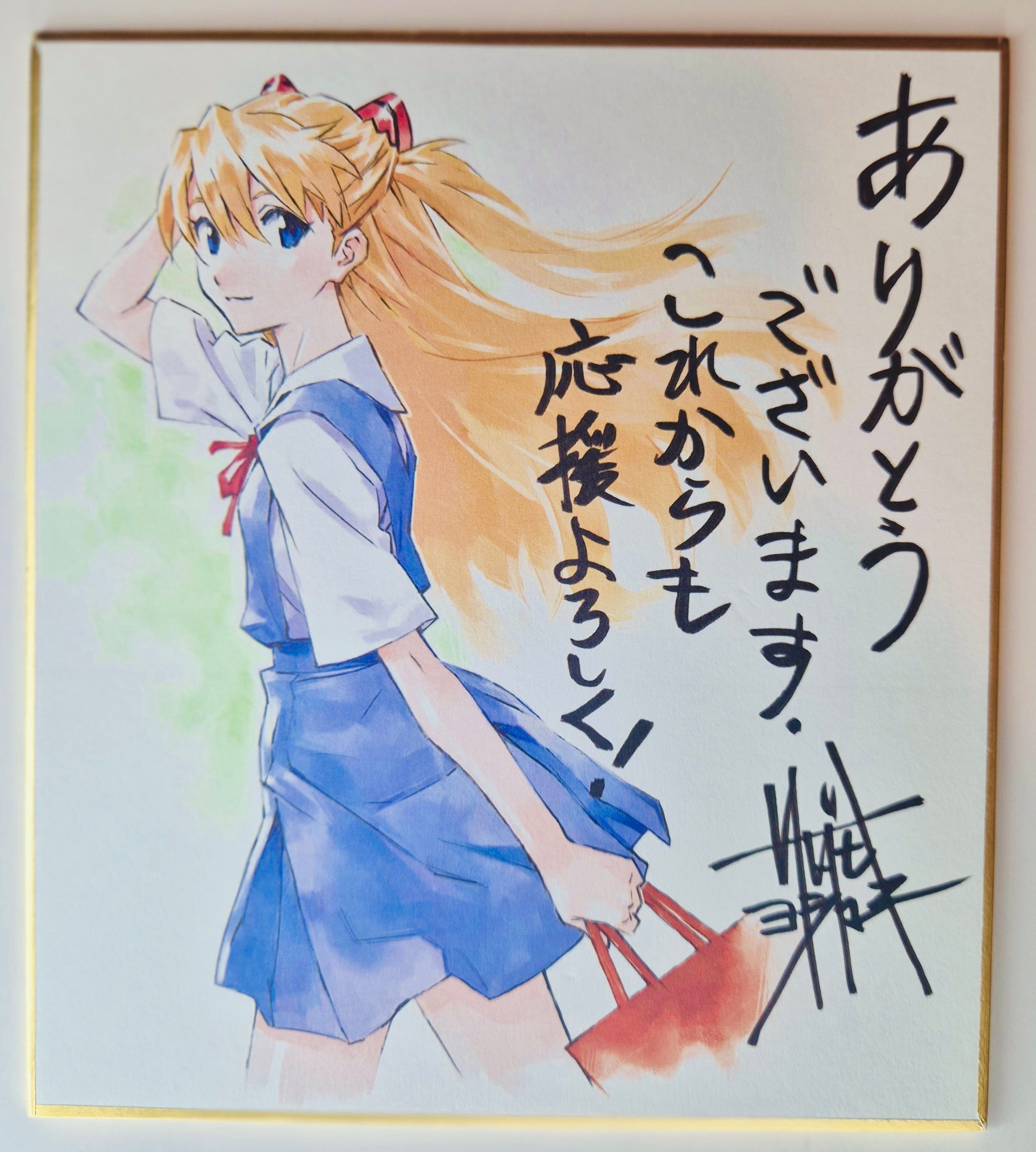 Evangelion Asuka Shikishi Collector Board JP