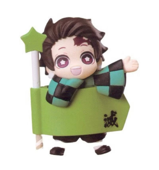 Demon Slayer Tanjiro Gachapon cake flag STASTO Figure by Bandai