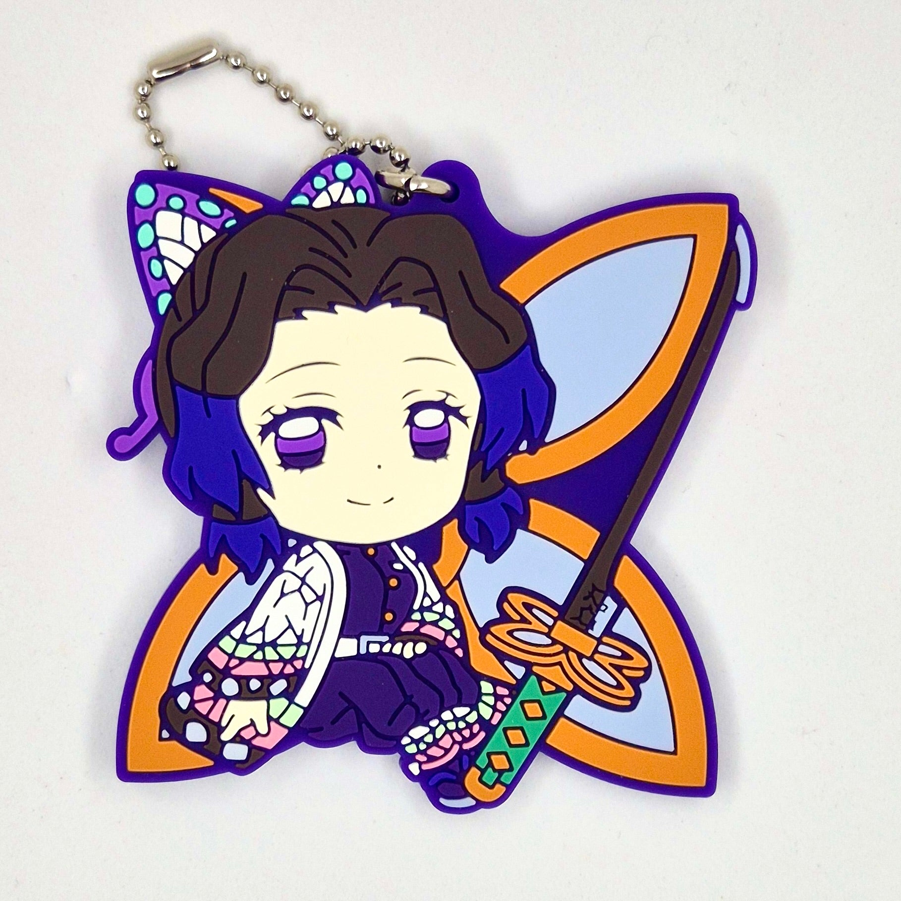 Demon Slayer Official Shinobu Rubber Keychain