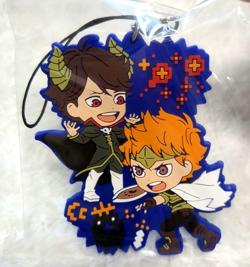 Haikyuu!! Shoyo Hinata & Toru Oikawa Rubber Strap Cross team match! RARE