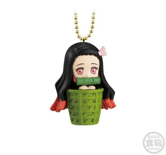 Demon Slayer Nezuko Twinkle Dolly Figure Keychain by Bandai