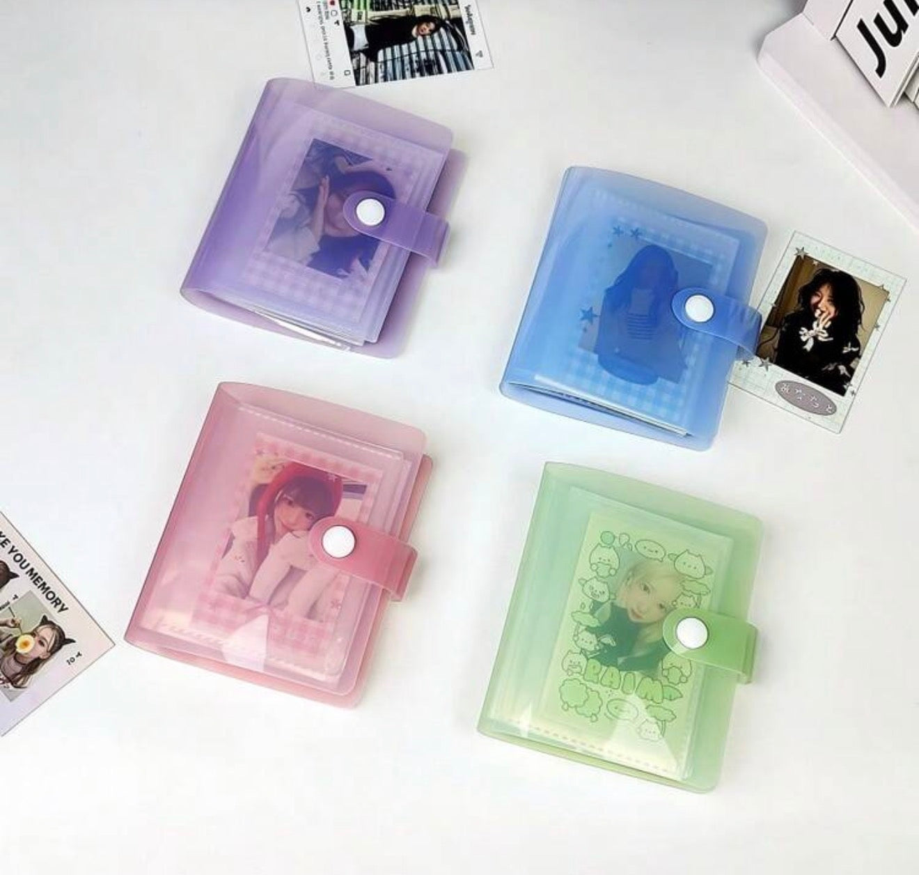 Aesthetic Pastel Photocard Album fits 60 cards