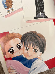 Baby & Me انا و اخي Official Artbook 1996 RARE Vol.2