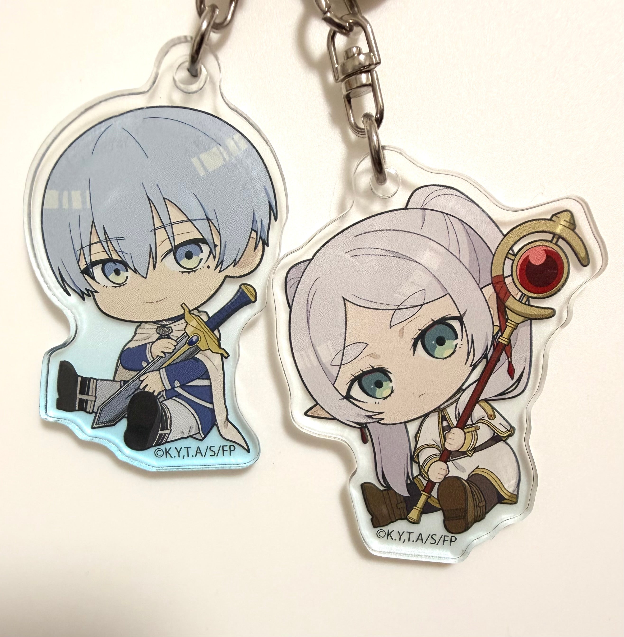 Frieren and Himmel Official Acrylic Keychain Set of 2