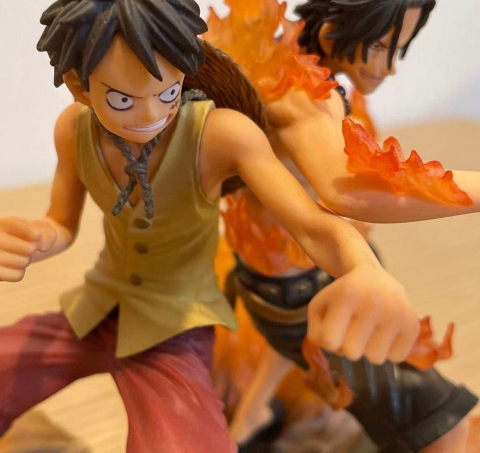 NO BOX One Piece Luffy and Ace DX Brotherhood Figure Set of 2 By Bandai JP