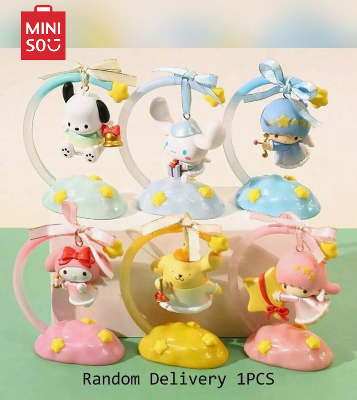 Sanrio Star Angel Blind Box Lamp Figures by Miniso