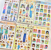 Skip and Loafer Sticker Sheets