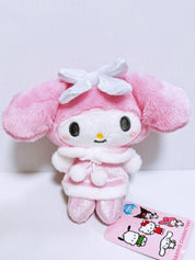 My Melody Sanrio Official Winter Plush Keychain