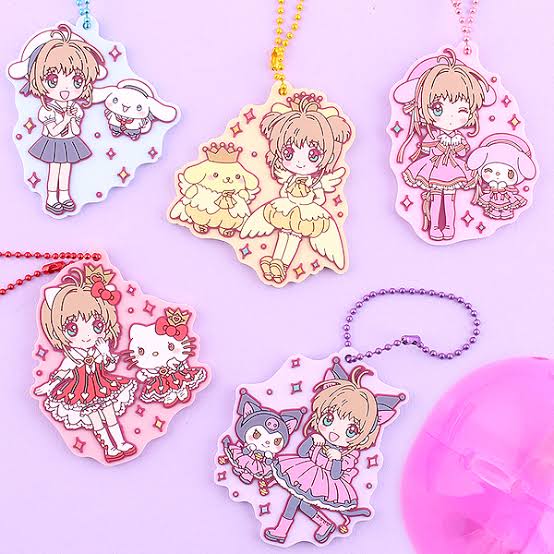 Sanrio x Card Captor Sakura Rubber Keychain Gashapon JP Vol.2
