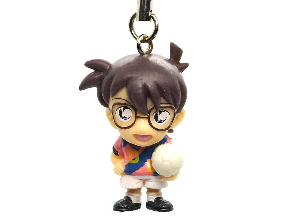 Conan Case Closed Conan Football Uniform Rare Mascot Keychain 2012