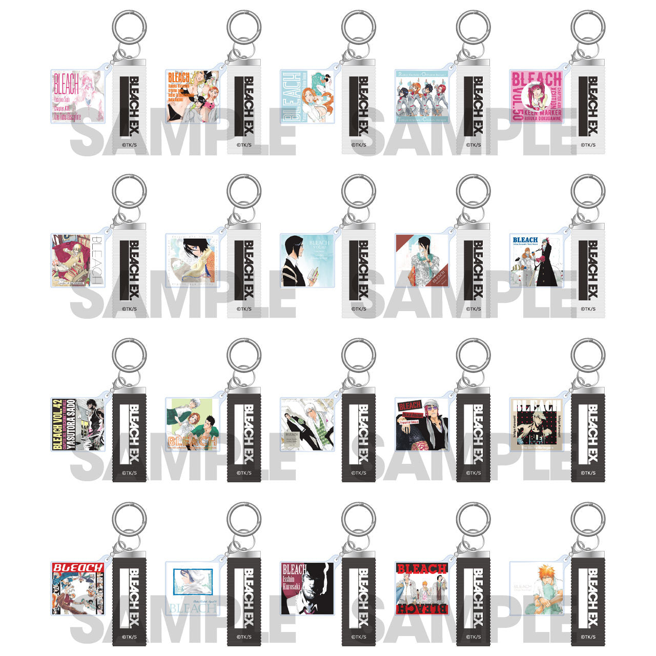 Bleach Keychain 20th Anniversary Original Art Exchibition Key Holder