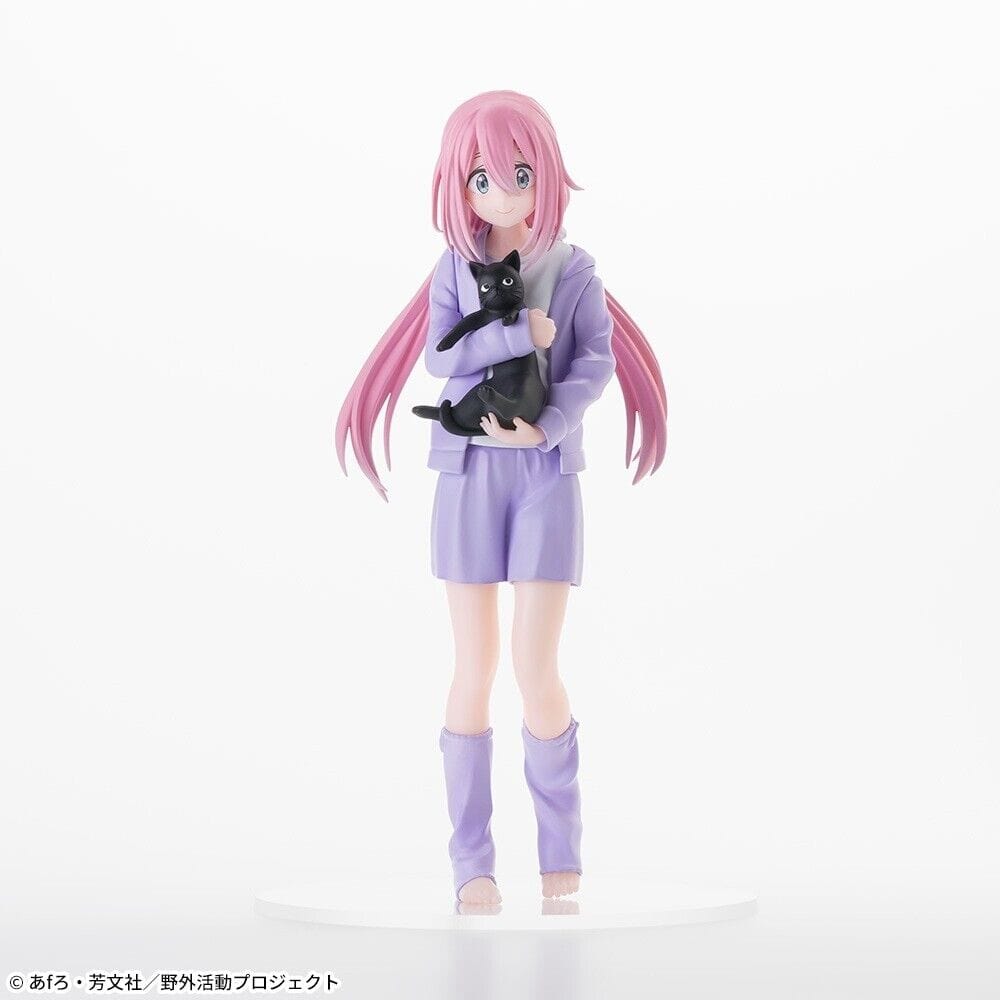 OPEN BOX Yuru Camp Season 3 Desktop×Decorate Collections Kakamigahara Nadeshiko Figure by SEGA