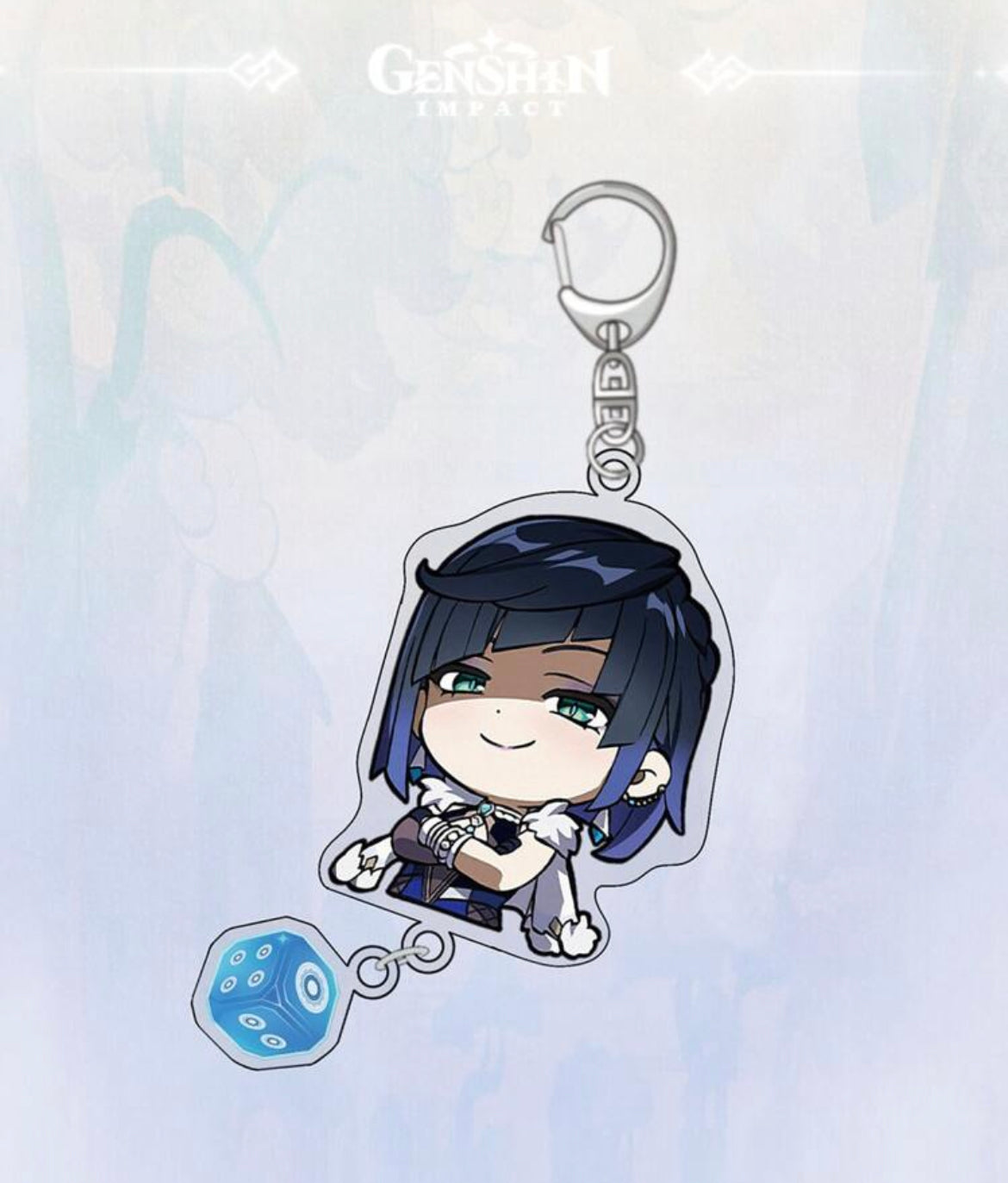 Genshin Impact Yelan Smirking Keychain