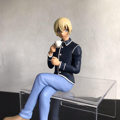 Detective Conan Amuro Perching Figure Teatime version