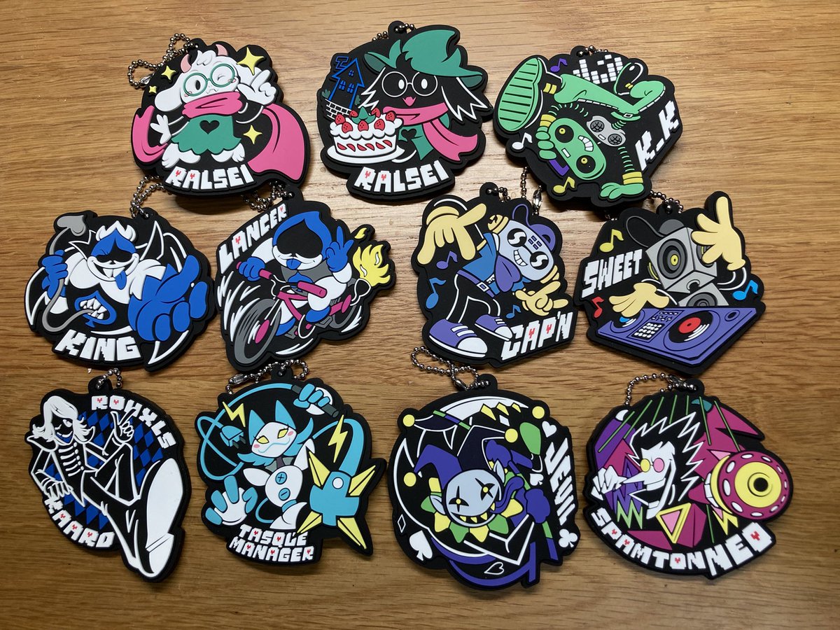 Deltarune Rubber Official Keychain Gashapon