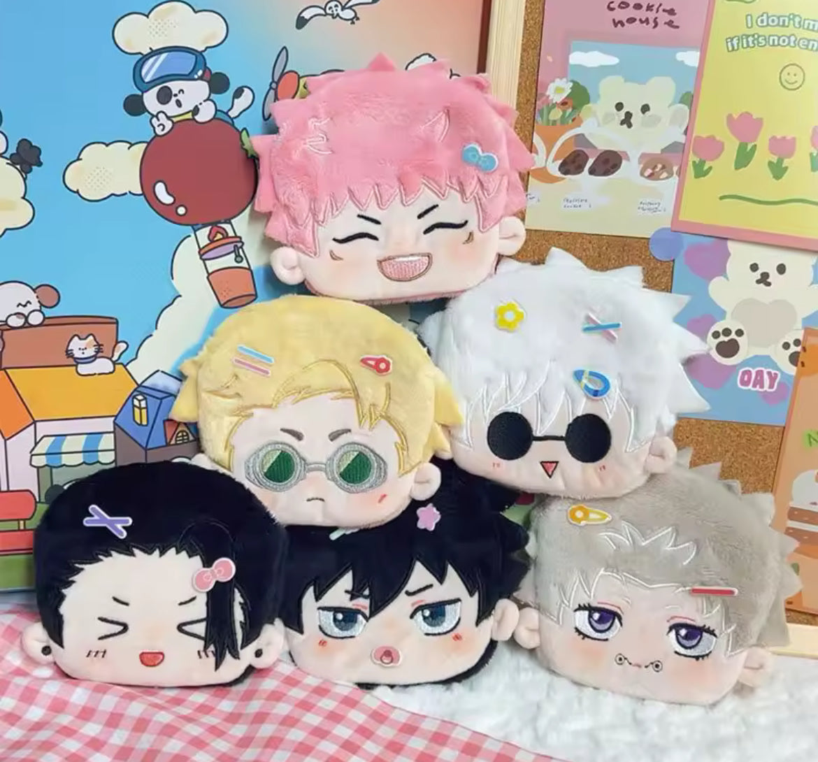Jujutsu Kaisen Nanami Gojo Geto Pouch Mini Bag Plush