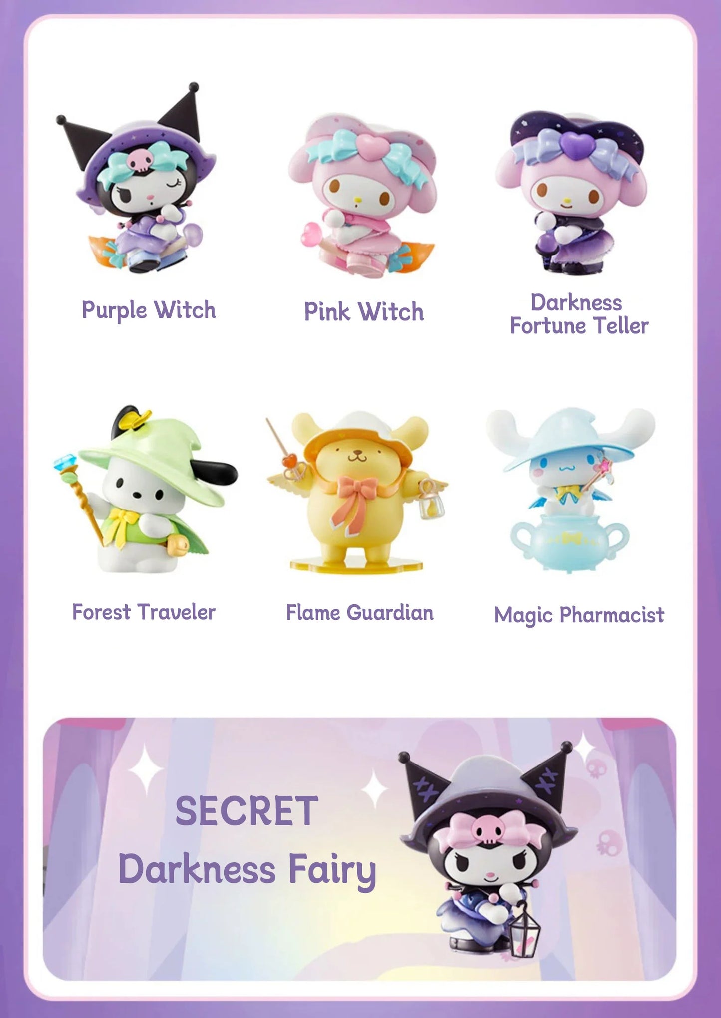 Sanrio Magic Story Blind Box Series by Miniso