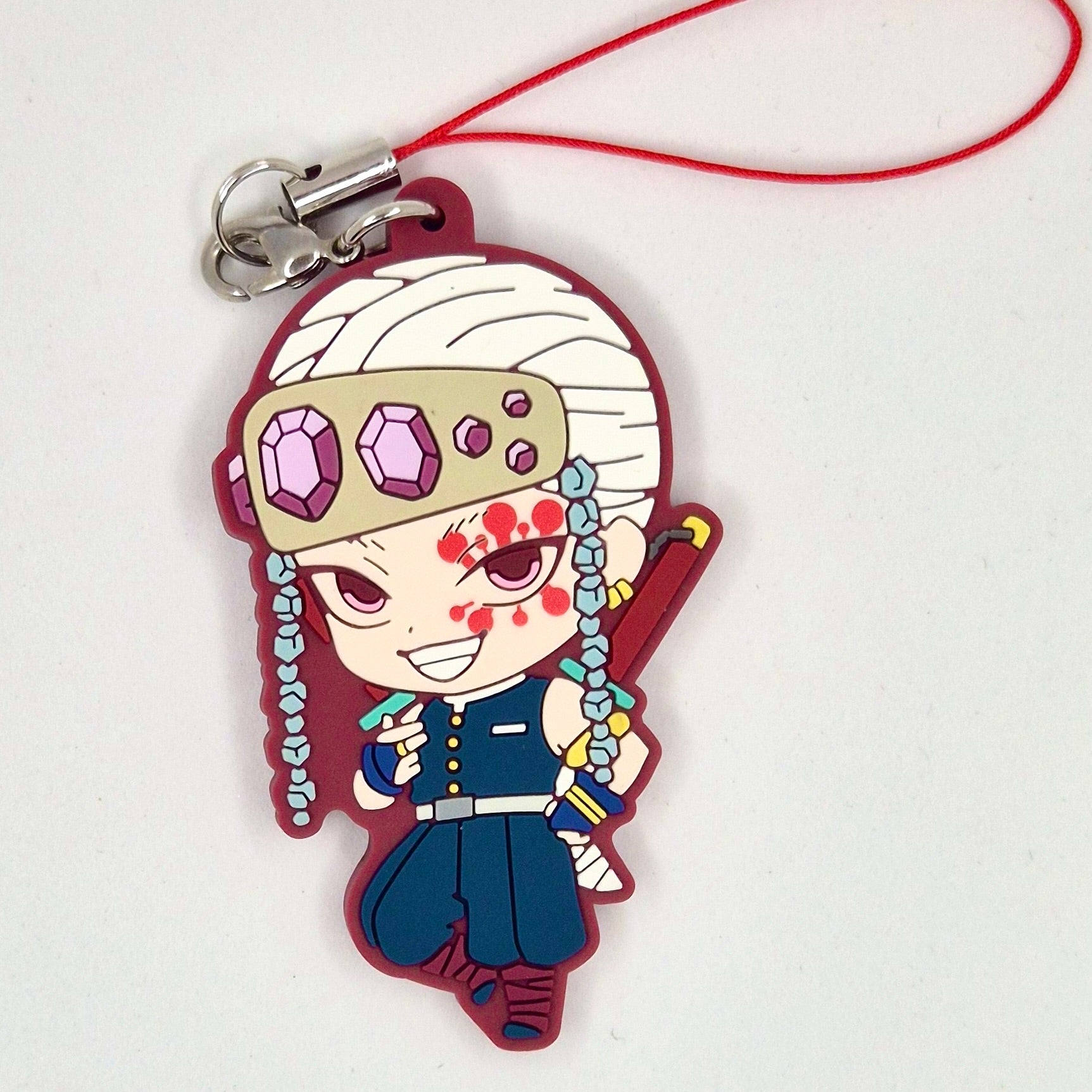 Demon Slayer Official Tengen Uzui Rubber Keychain