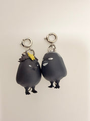 Hakyuu!! Official Mini Figure Keychain Set Crow Mejirushi Set of 2