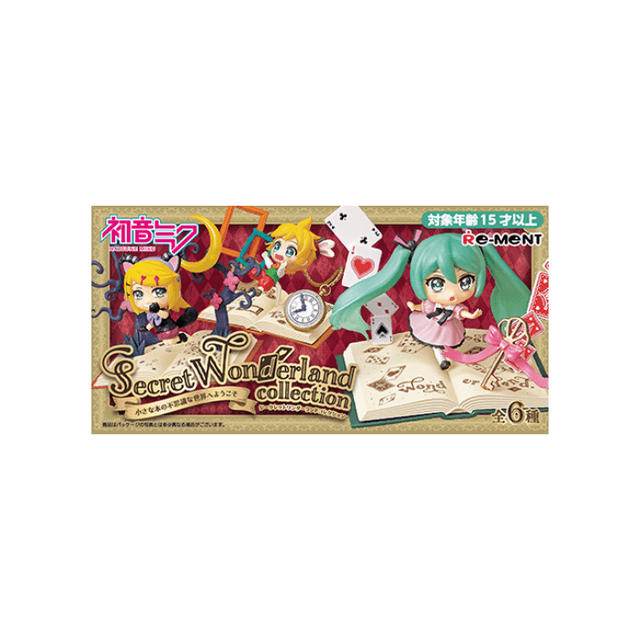 Vocaloid x Re-ment Secret Wonderland Desktop Companion Blind Box Figure