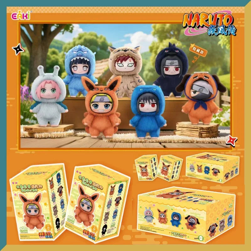 Naruto Beast Party Blind Box Plush Keychain