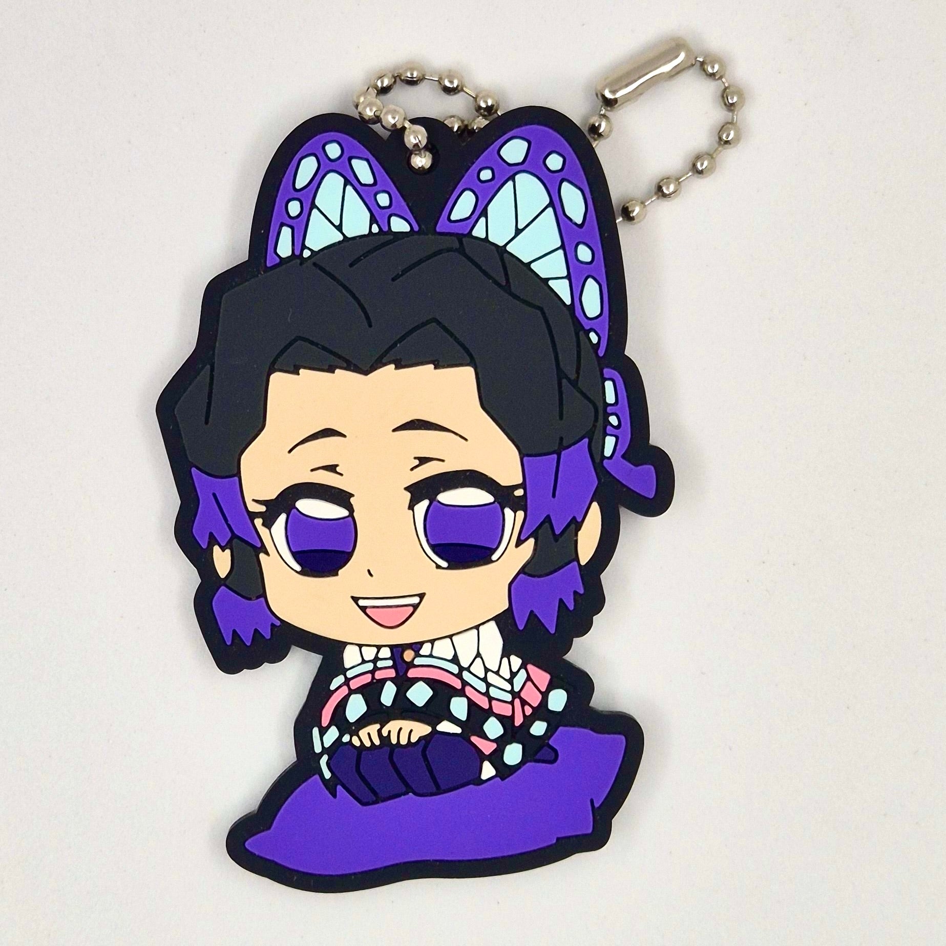 Demon Slayer Official Shinobu Rubber Keychain