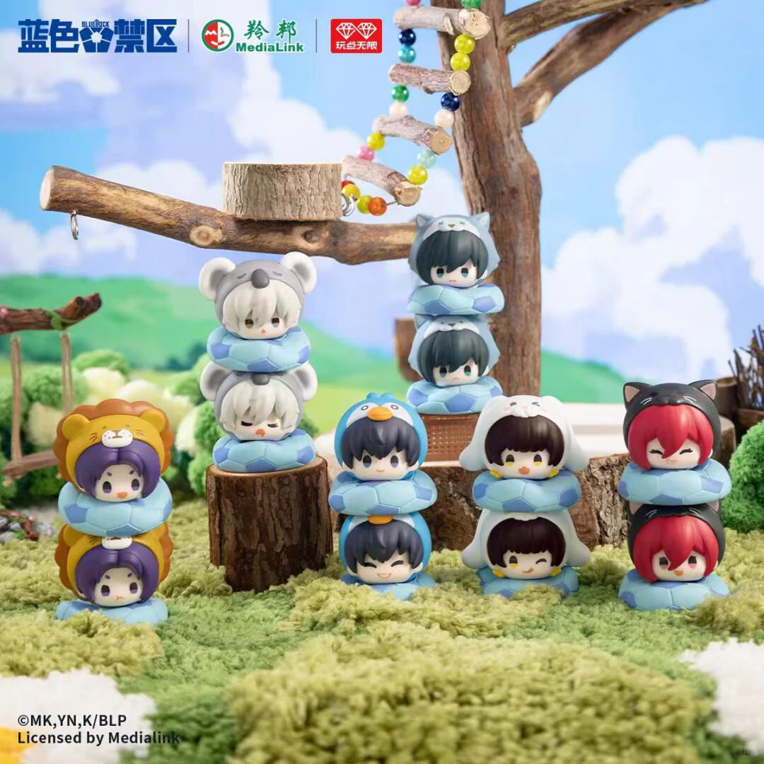 Blue Lock Animal Series Blind Box Mini Figures by