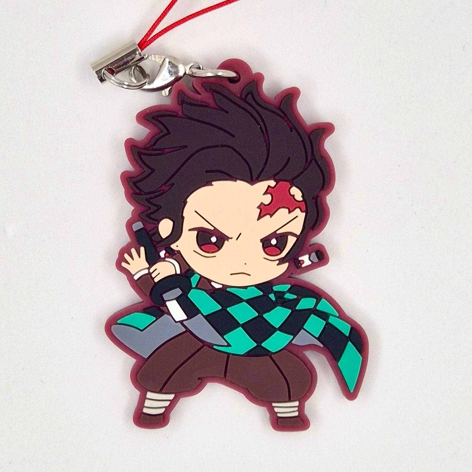 Demon Slayer Official Tanjiro Rubber Keychain