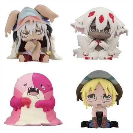 Made in Abyss melting-style Gashapon figures
