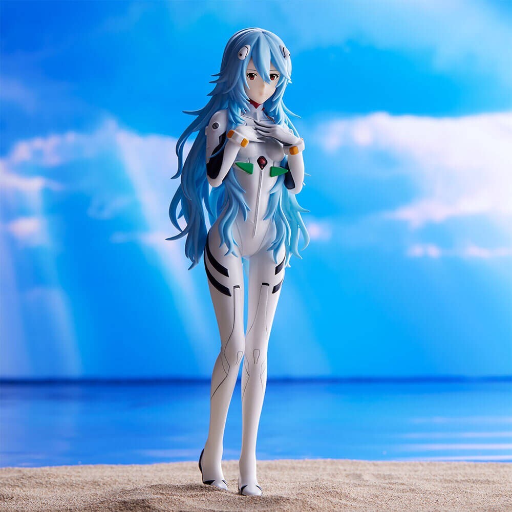 OPEN BOX Rebuild of Evangelion Rei Ayanami (Long Hair Ver.) Super Premium Figure