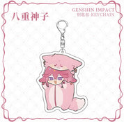 Genshin Impact Cute Cosplay Acrylic Keychains