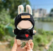 Plush Doll Clothes fits Labubu/skullpanda/lila etc