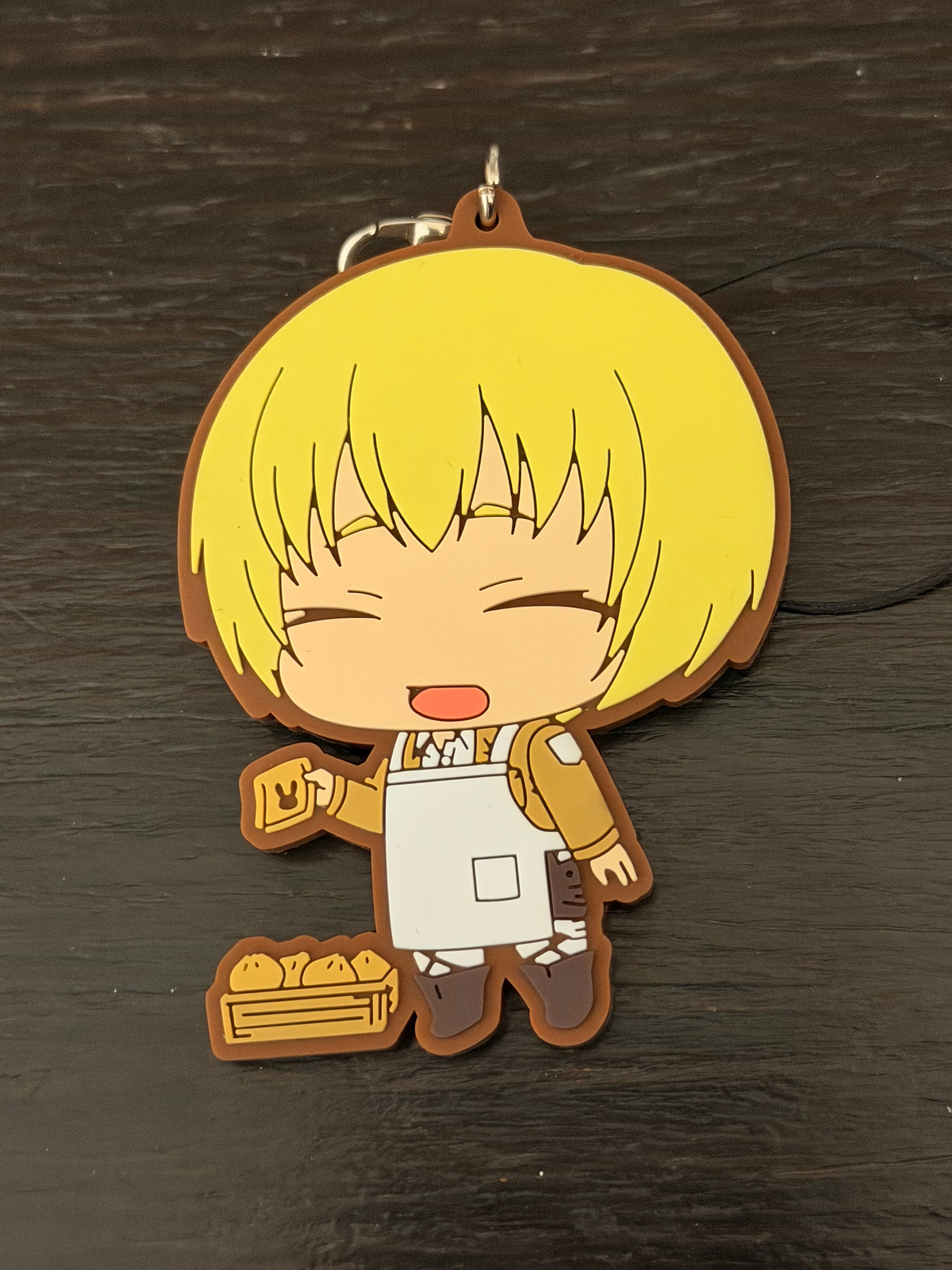 Attack on Titan Deformed Series Attack on Titan Chimi Rubber Straps JP by Bandai