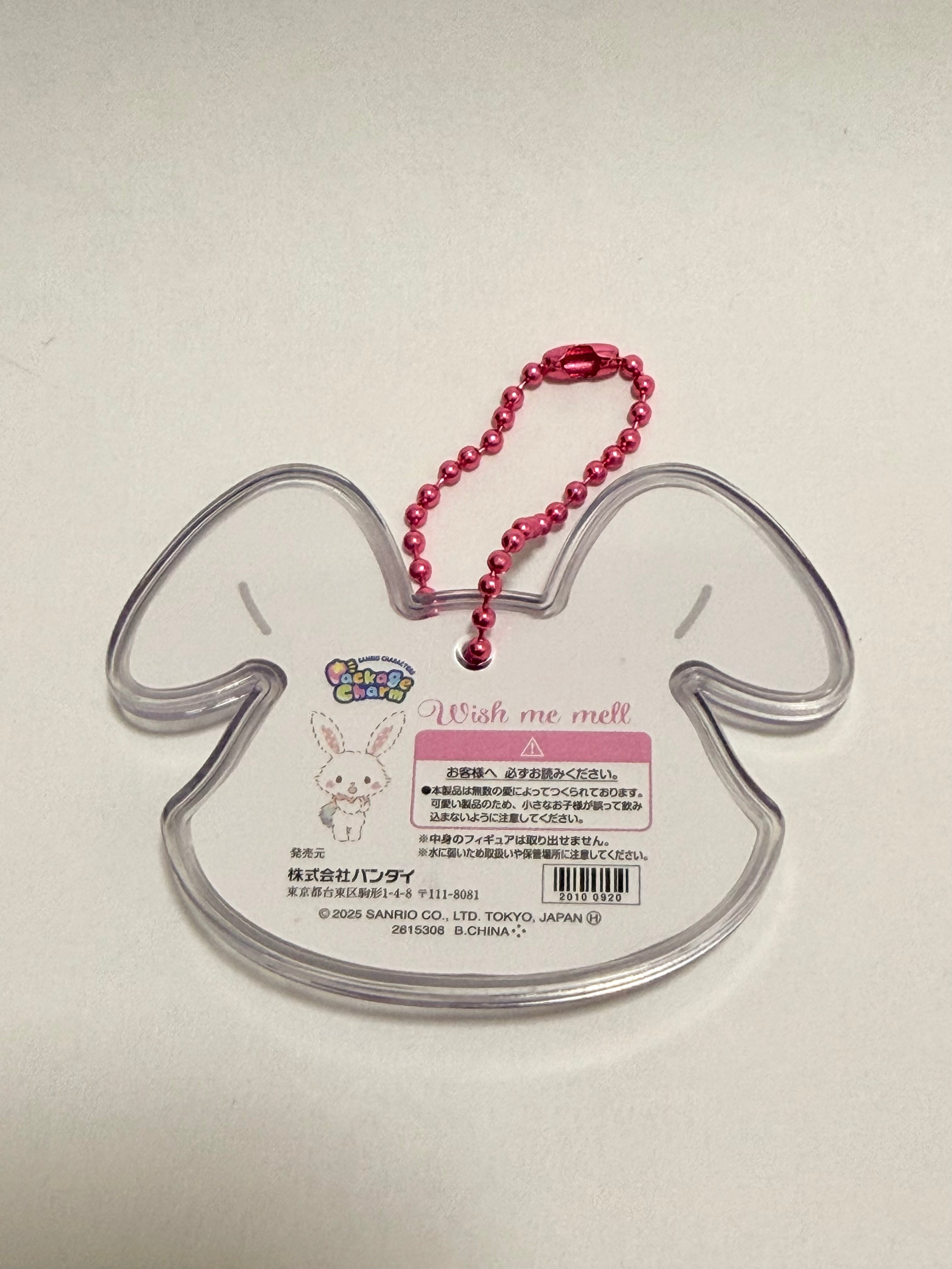 Sanrio Wish Me Mell Miniature Packaging Official Keychain JP