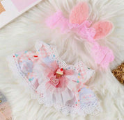 Plush Doll Clothes fits Labubu/skullpanda/lila etc