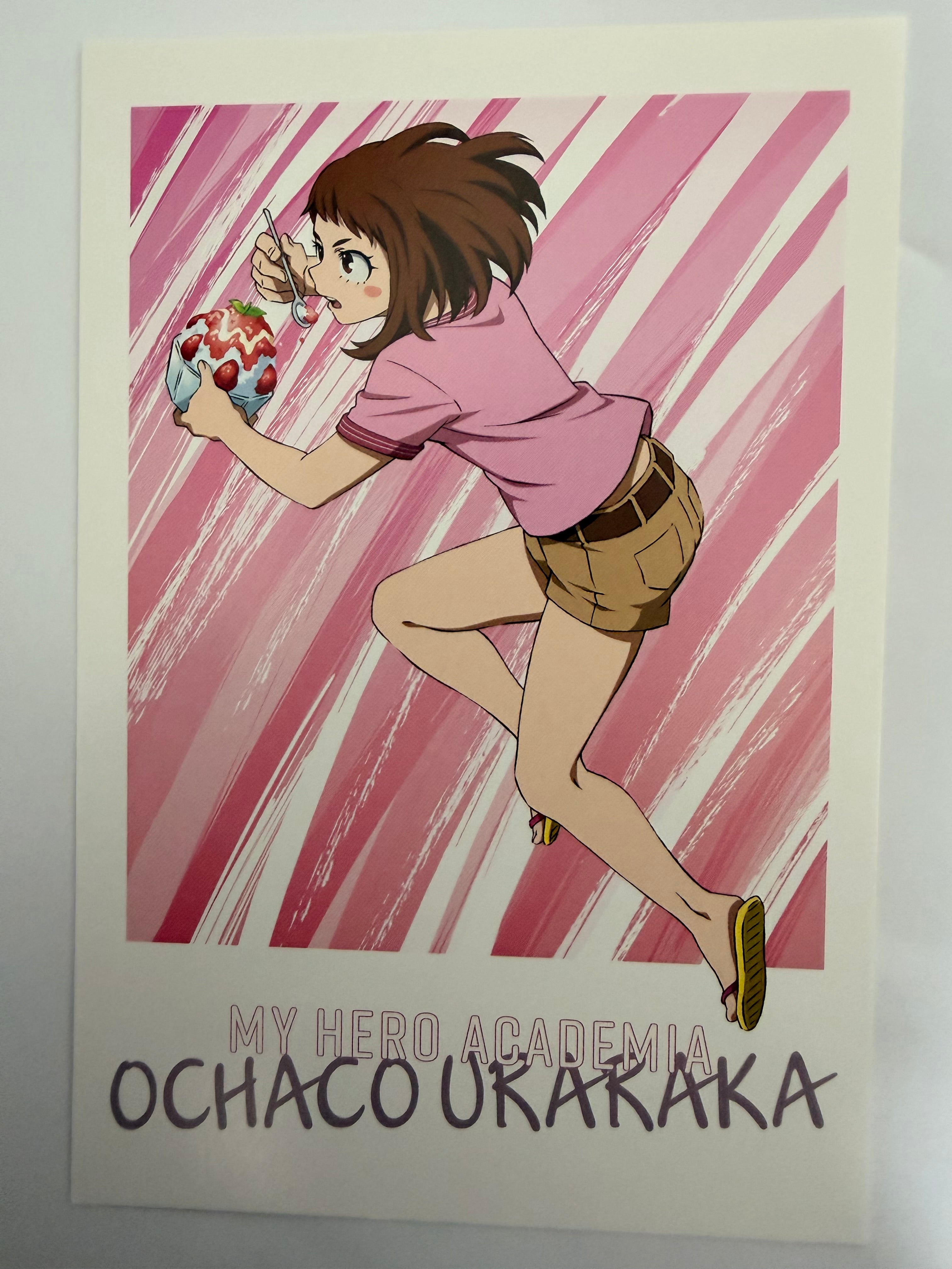My Hero Academia Official Postcard 261783 Uraraka