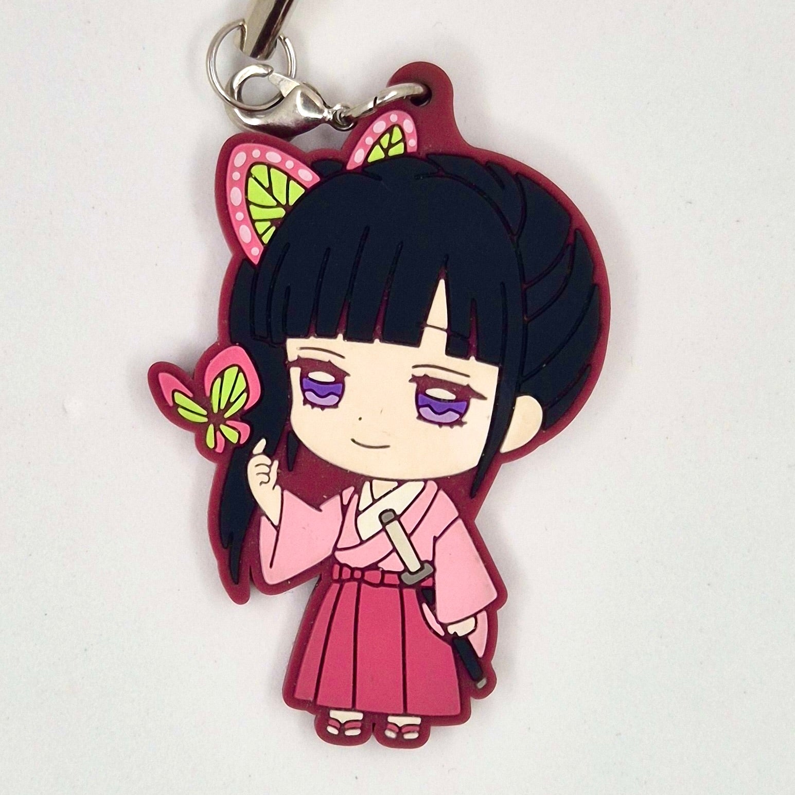 Demon Slayer Official Kanao Rubber Keychain