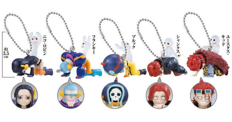 One Piece Shanks Official Mini Figure Keychain 263137