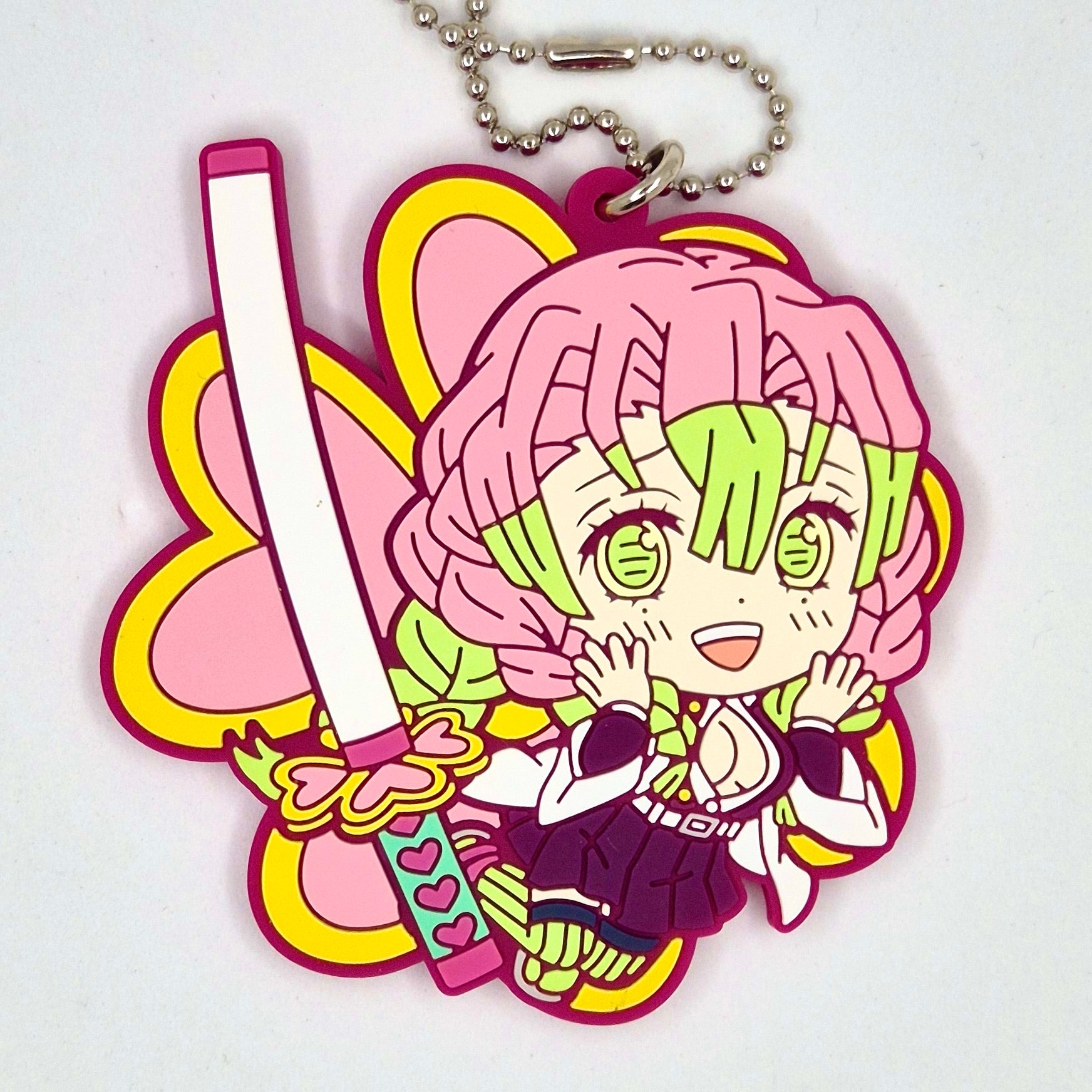 Demon Slayer Official Mitsuri Rubber Keychain