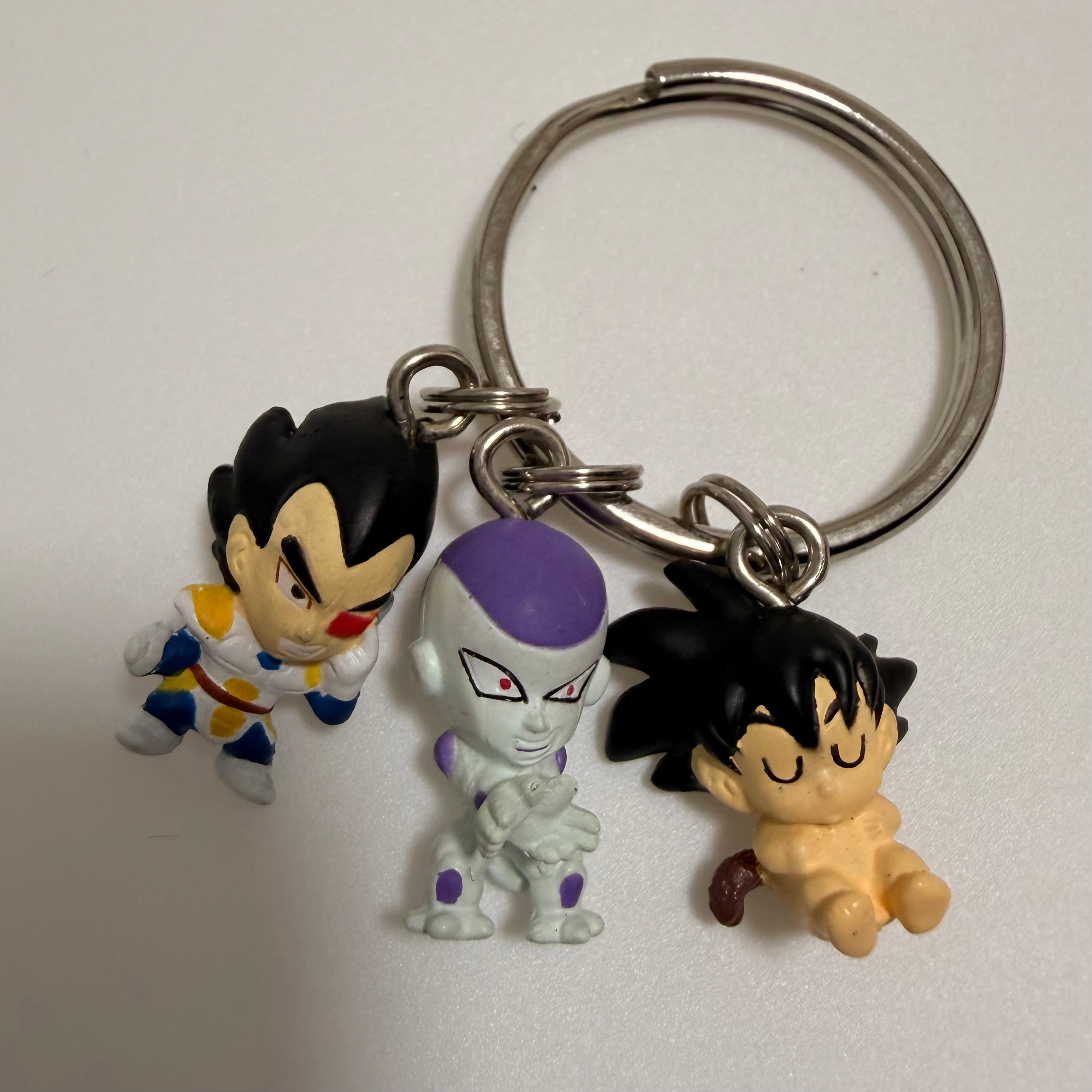 Dragon Ball Z Character Name 5 Official Vintage Mini Figure Keychain