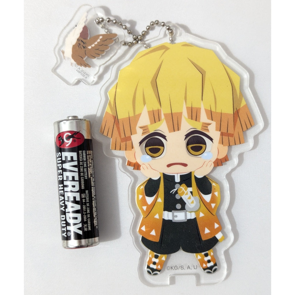 Demon Slayer All Focus! Zenitsu Mitsumete Acrylic Charm Bandai