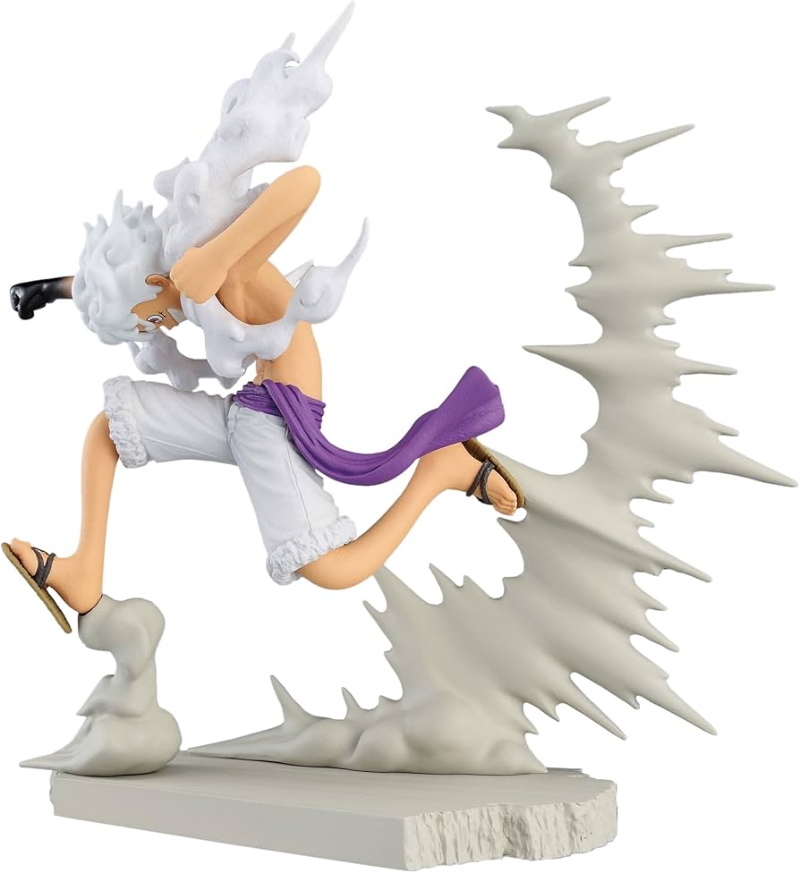 OPEN BOX COPPIA FIGURE Monkey D. Luffy Gear 5 VS Rob Lucci One Piece Scenic View