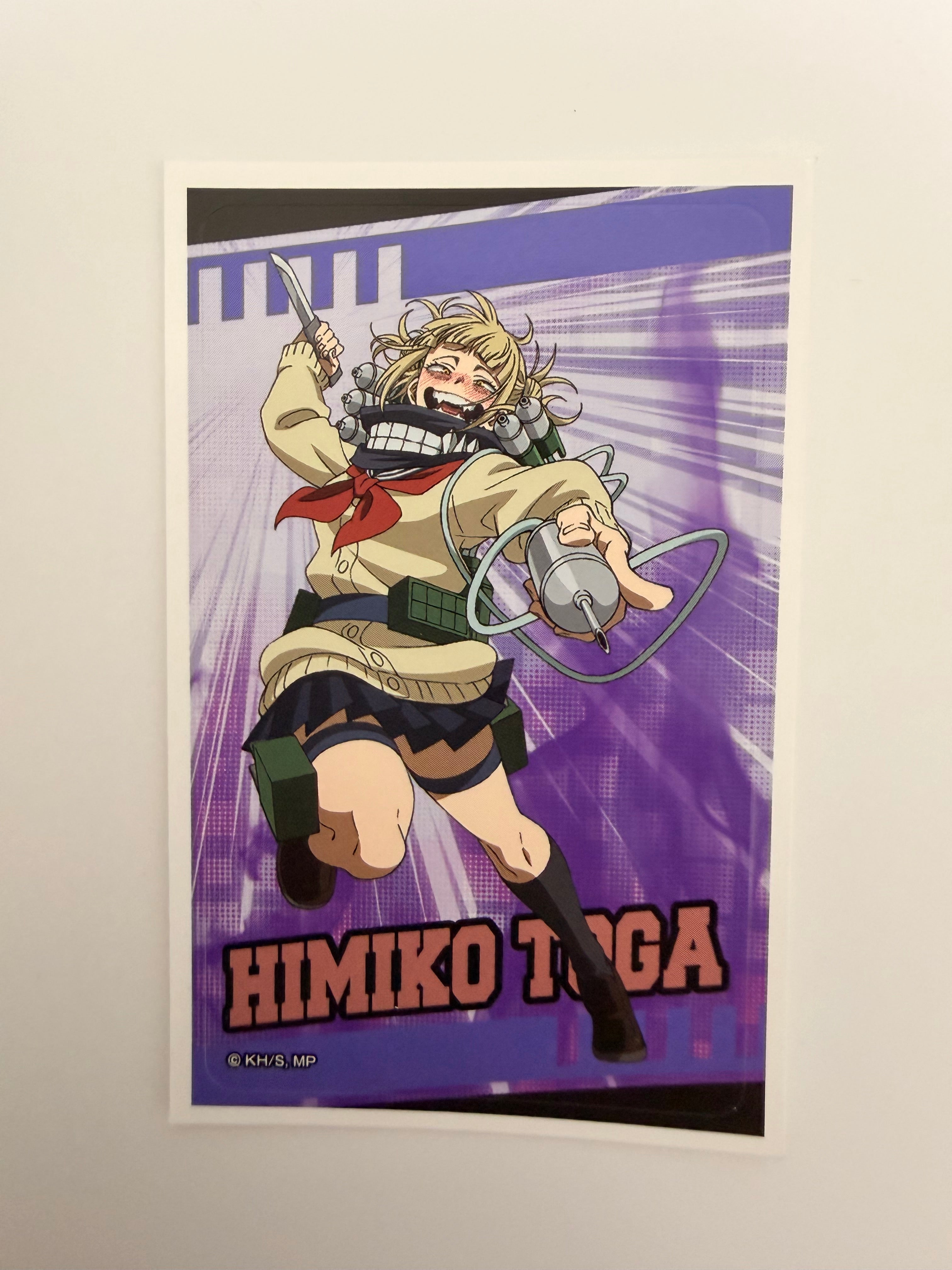 My Hero Academia Collector Sticker Card Official JP 2618915 Toga