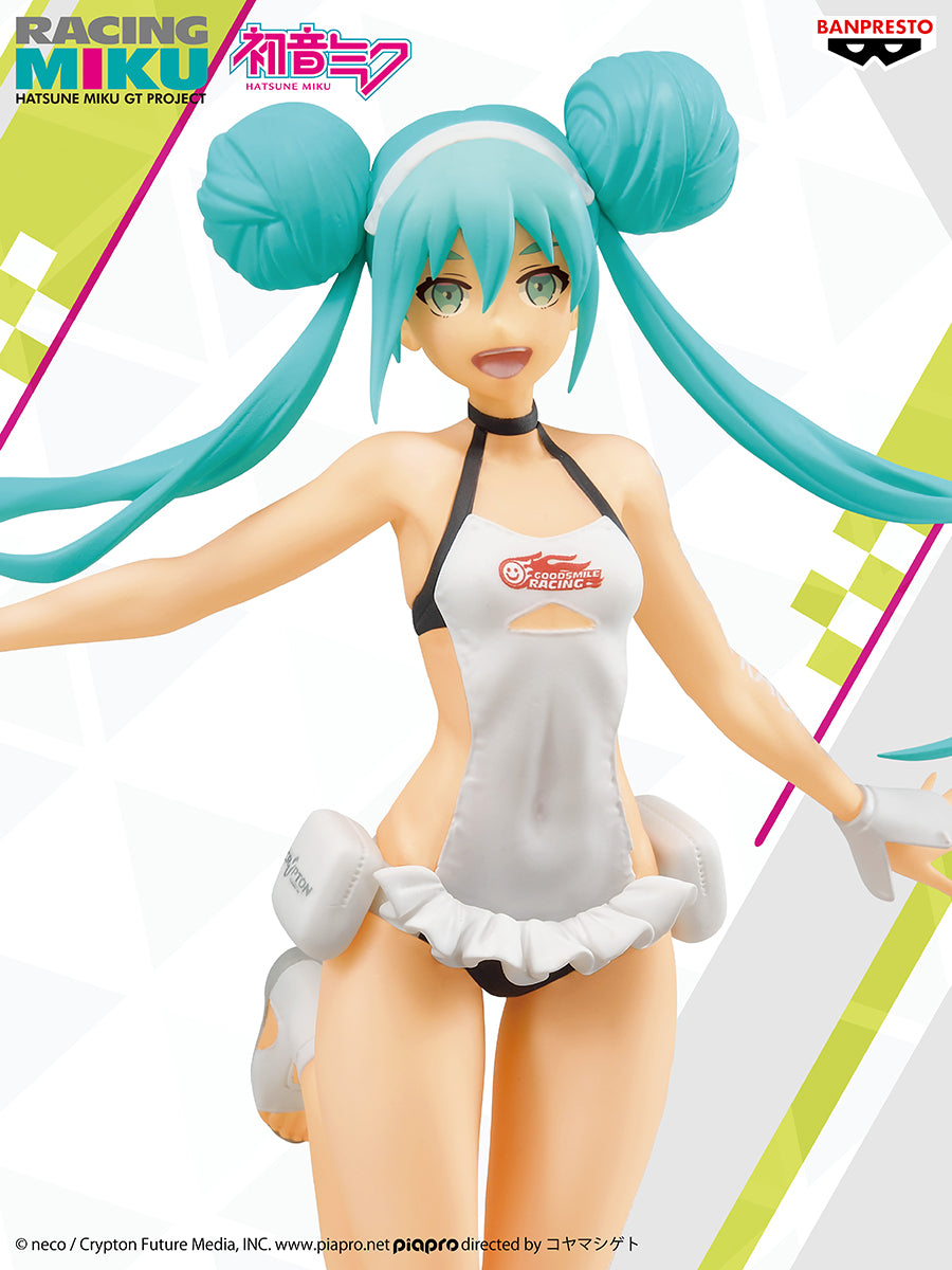 NO BOX Vocaloid Project Sekai Hatsune Racing Miku 2022 Tropical Maid Version figure